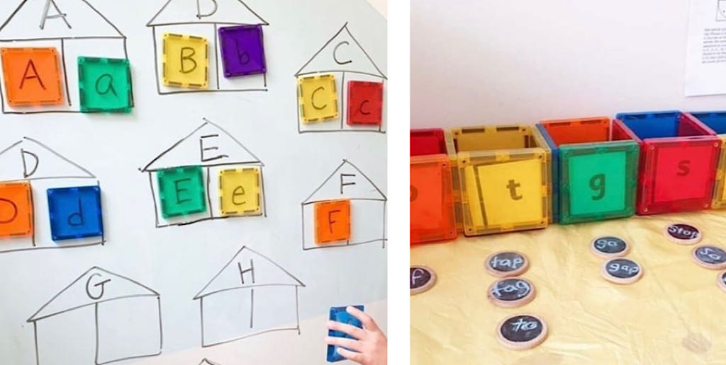10 Ways To Use Magnetic Tiles In Literacy Activities